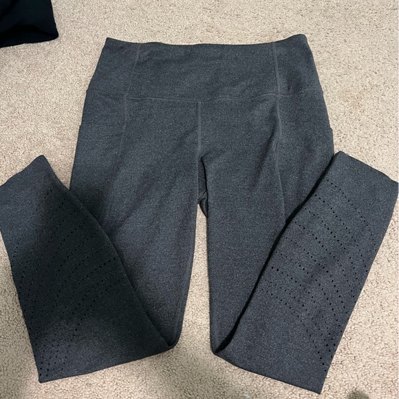 Members Mark Leggings with holes at bottom - Picture 1 of 4